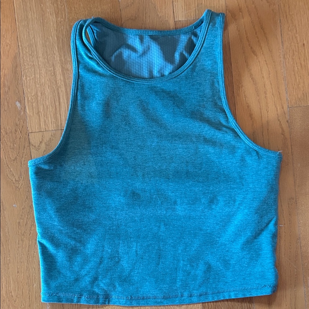 Women's Teal Blue Athletic Tank Top